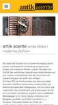 Mobile Screenshot of antik-acente.de