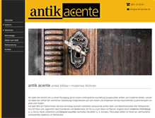 Tablet Screenshot of antik-acente.de